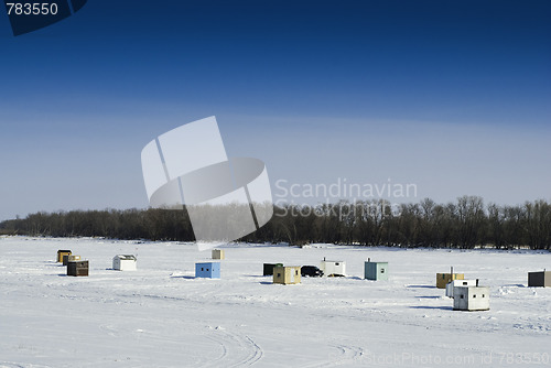 Image of Ice Fishing Sheds