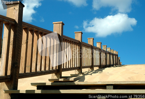 Image of stairway for the beach