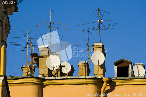 Image of Satellite antennas