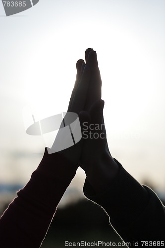 Image of High five