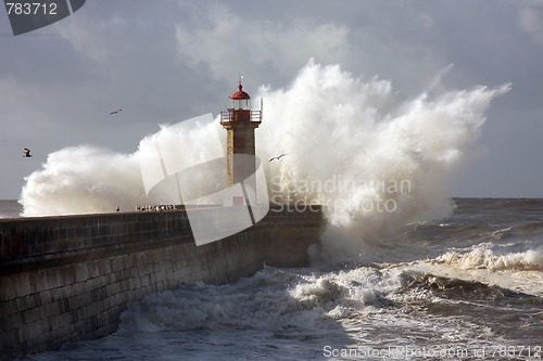 Image of Lighthouse, Foz do Douro, Portugal