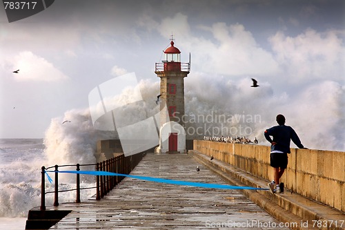 Image of Lighthouse, Foz do Douro, Portugal