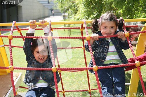 Image of children in a fun park