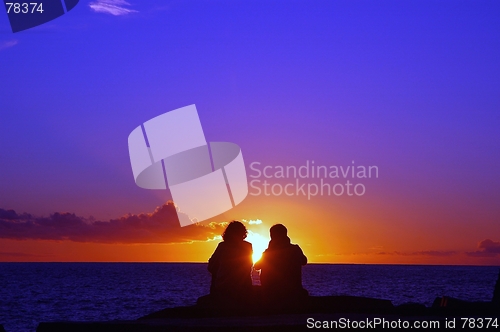 Image of appreciating the evening