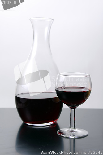 Image of Red, rose and white wine, drink photo