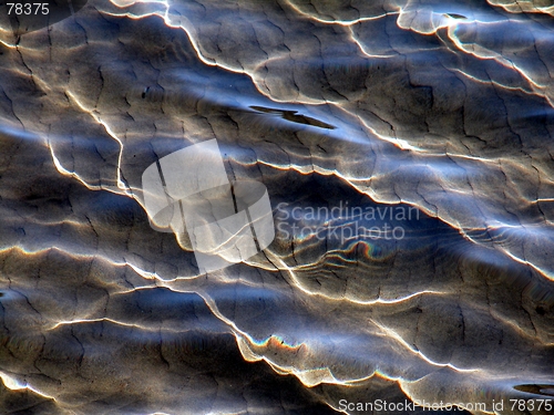 Image of light reflex in the sea