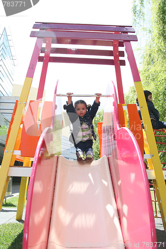 Image of children in a fun park