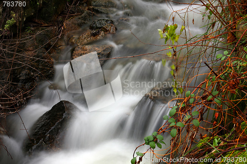 Image of Flowing water the river in Portugal