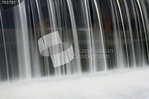 Image of Flowing water the river in Portugal
