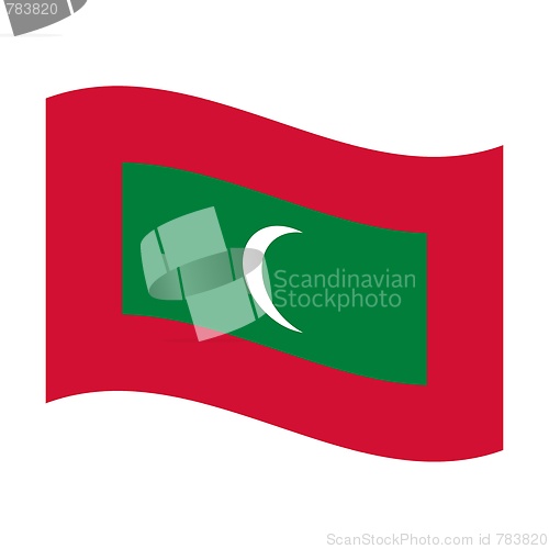 Image of flag of maldives