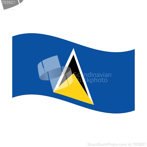 Image of flag of saint lucia