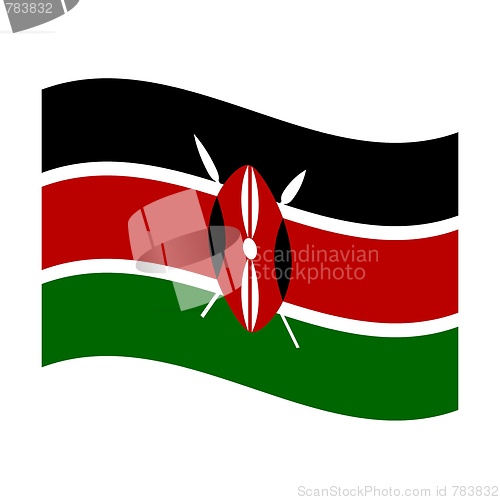 Image of flag of kenya