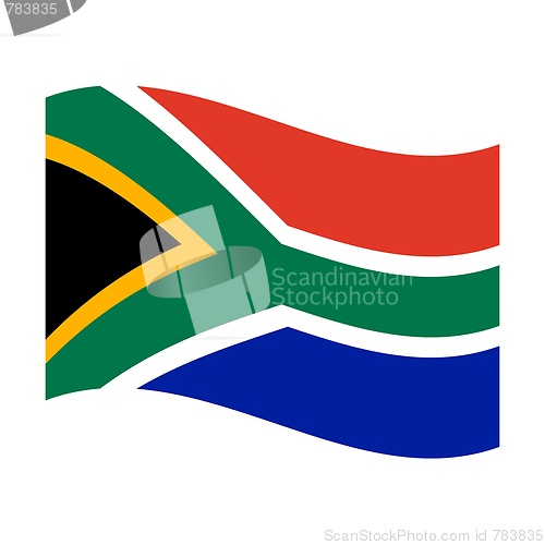 Image of flag of south africa