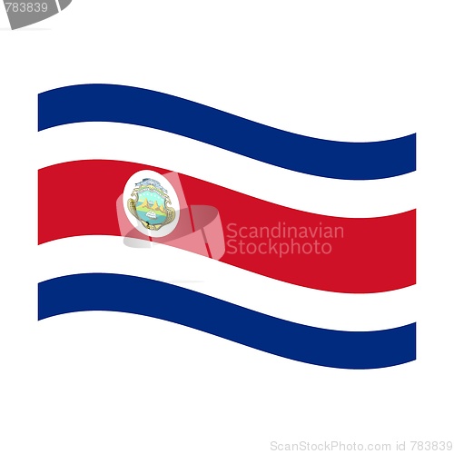 Image of flag of costa rica