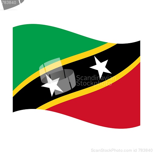 Image of flag of saint kitts and nevis