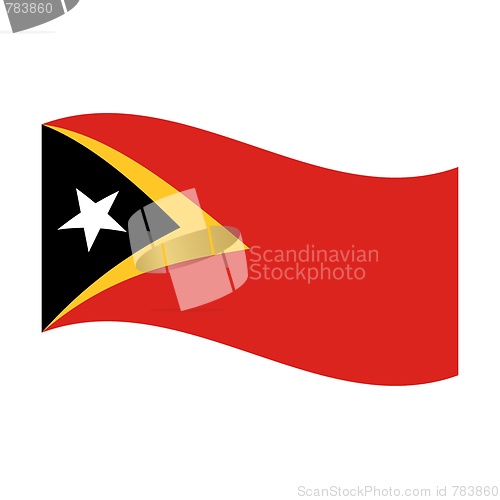 Image of flag of east timor