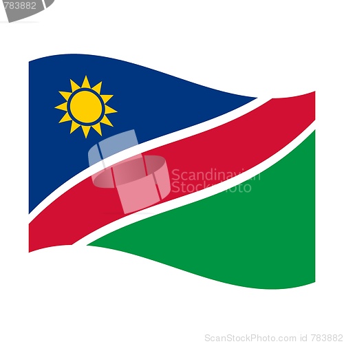 Image of flag of namibia