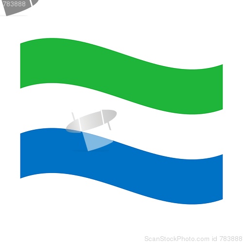 Image of flag of sierra leone