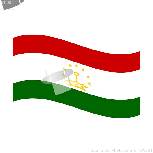 Image of flag of tajikistan