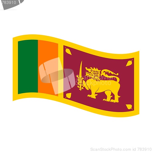 Image of flag of sri lanka