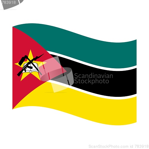 Image of flag of mozambique