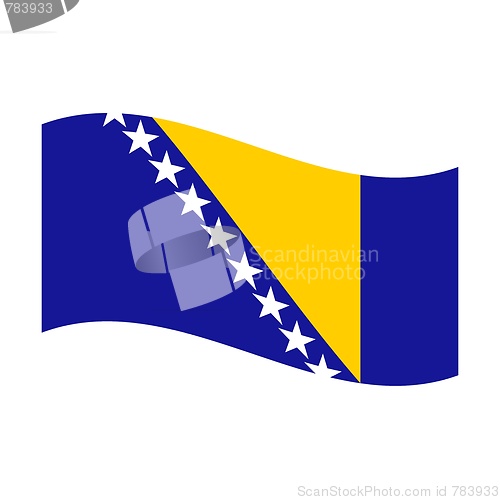 Image of flag of bosnia and herzegovina