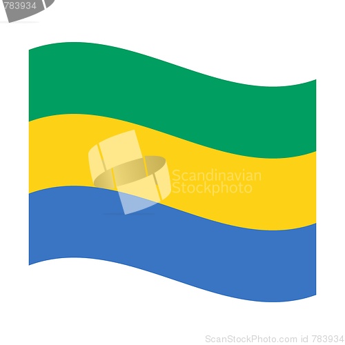 Image of flag of gabon