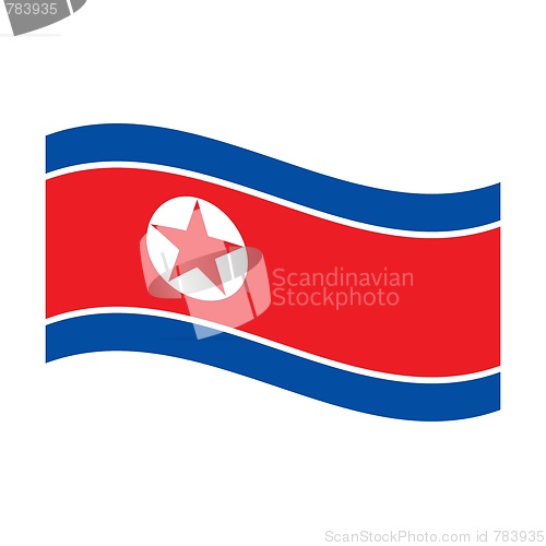 Image of flag of north korea