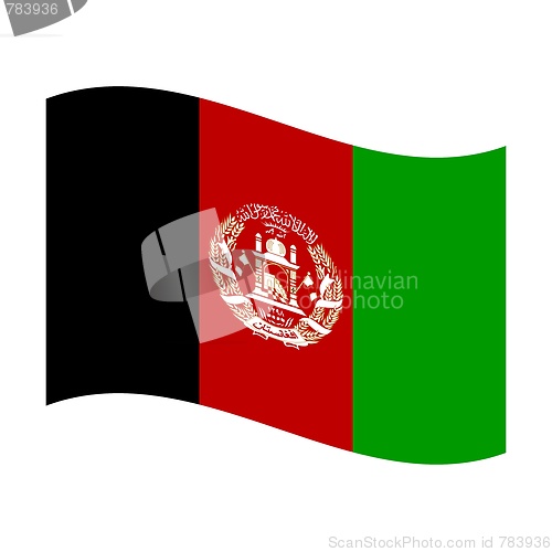 Image of flag of afghanistan