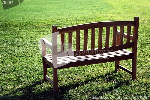 Image of a chair in the grassland