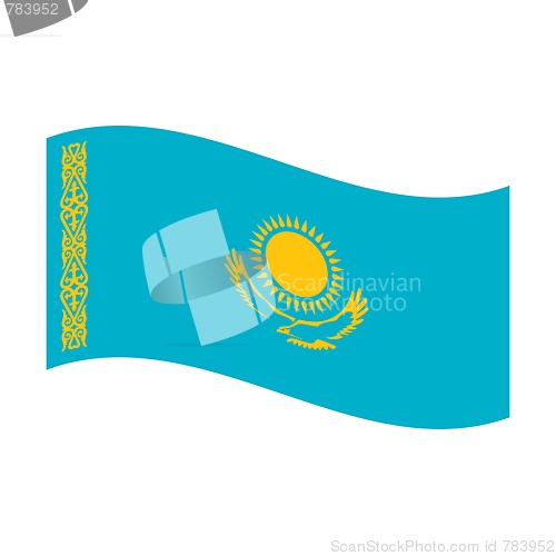 Image of flag of kazakhstan
