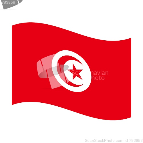 Image of flag of tunisia