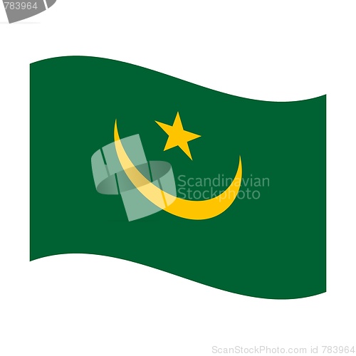 Image of flag of mauritania