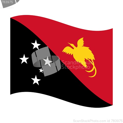 Image of flag of papua new guinea