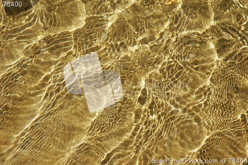 Image of reflexes in the sand