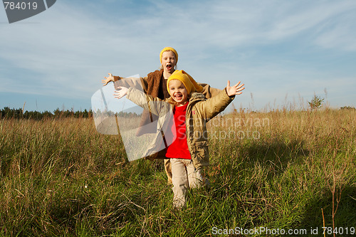 Image of Yellow caps gnomes
