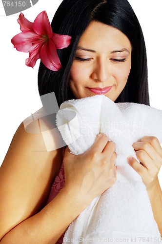 Image of Beautiful Spa Woman