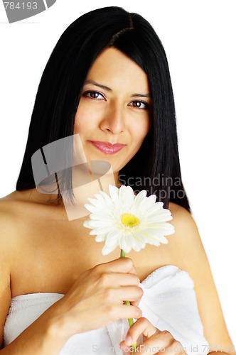 Image of Beautiful Spa Woman