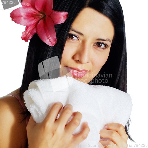 Image of Beautiful Spa Woman