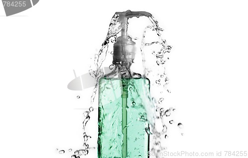 Image of Green Bottle Splash
