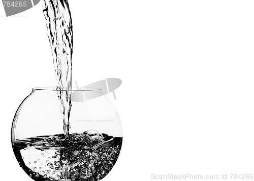 Image of Water Pouring Into Bowl