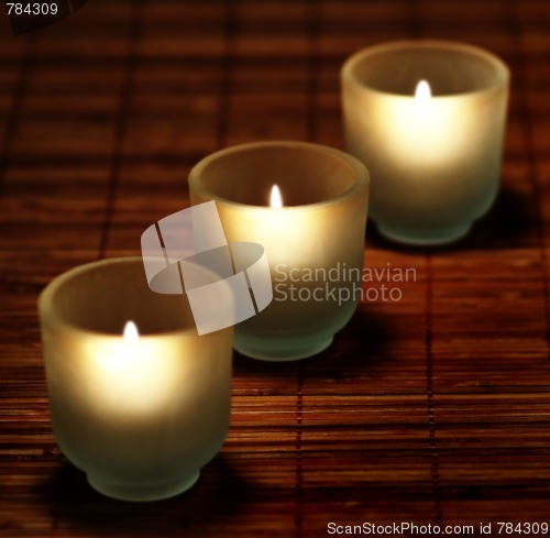 Image of Candles and Bamboo