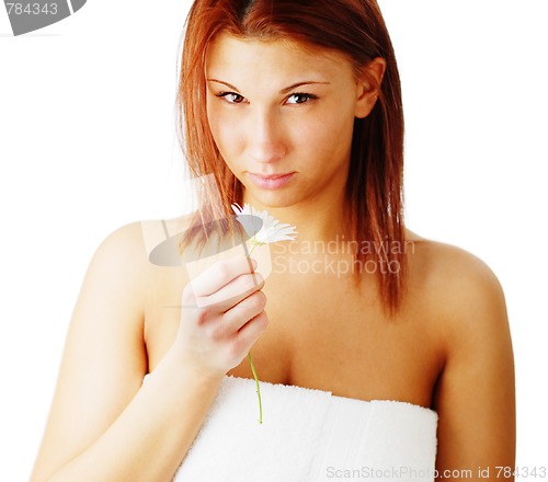 Image of Beautiful Spa Woman