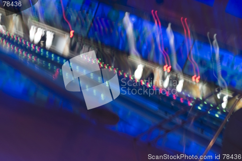 Image of Abstract Blurry Bowling Alley