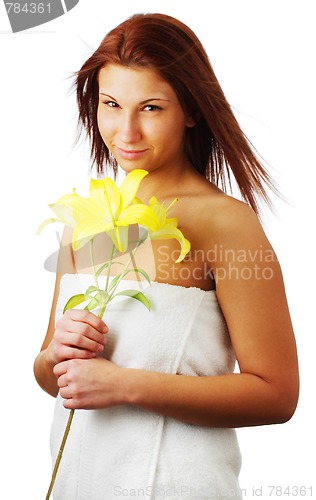 Image of Beautiful Spa Woman