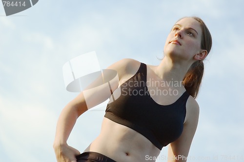 Image of Beautiful Woman Runner