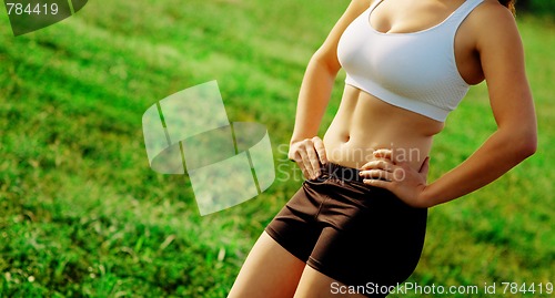 Image of Beautiful Woman Runner