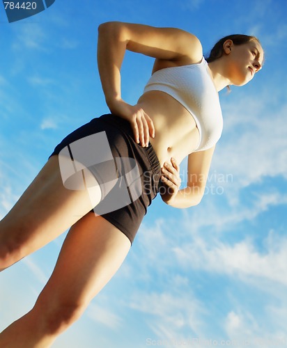 Image of Beautiful Woman Runner