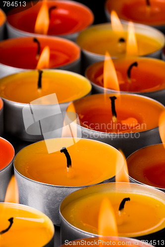 Image of flaming candles