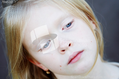 Image of Blue eyes girl